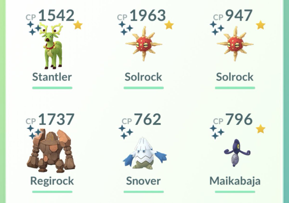 Letsgotry List Of The Rarest Shiny Pokemon In Pokemongo In Shinylist Shinypokemon