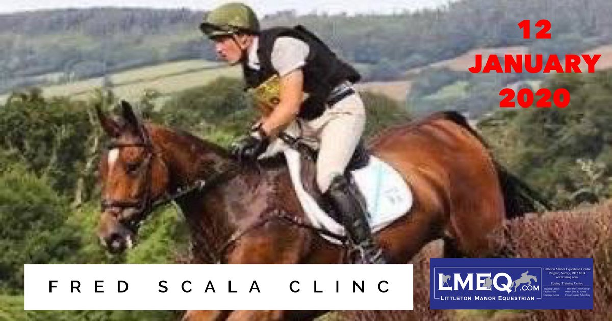 Showjumping & XC clinic with @FredScala1 at Littleton Manor on Sunday 12 January #LMEQ #Equinehour