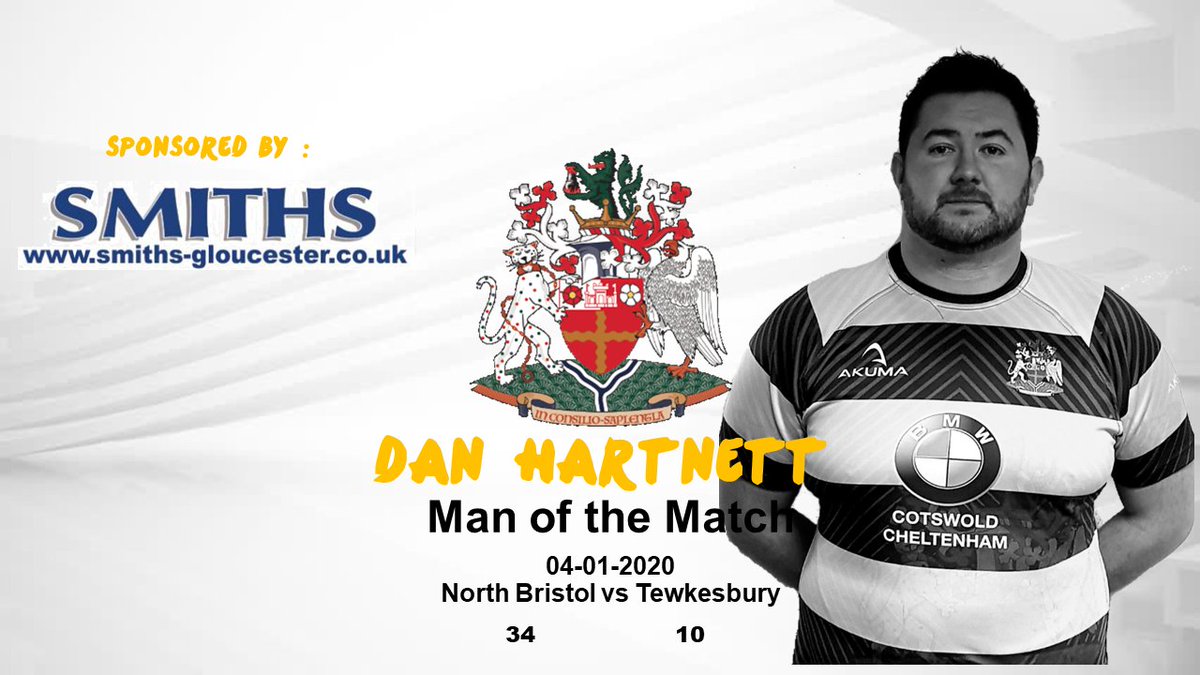 TewkesRFC's tweet photo. MoM today was Dan Hartnett  well done. Billy Big Hit goes to Rory Green Molloy. #welldoneboth @SmithsGlosLtd https://t.co/tqsaYWIUxF