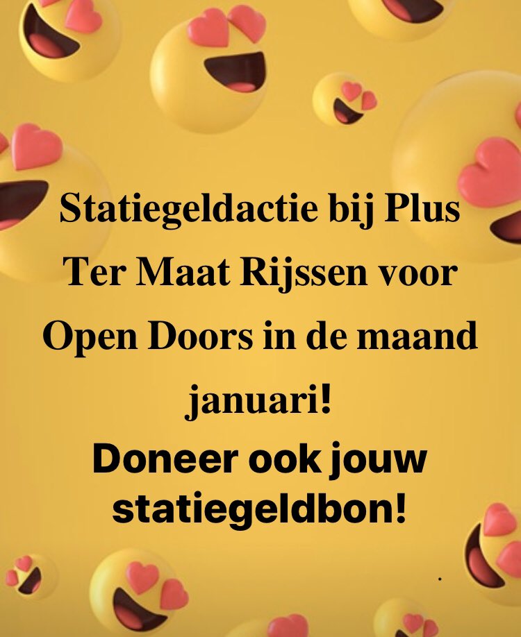 Jan_Noeverman's tweet photo. Deze maand kun je bij Plus Ter Maat Rijssen je statiegeldbonnen doneren voor Open Doors. Lever dus deze maand je statiegeldflessen daar in. Je steunt daarmee ook “mijn” Muskathlon! Hartelijk dank! https://t.co/Mt2DFgwkUz