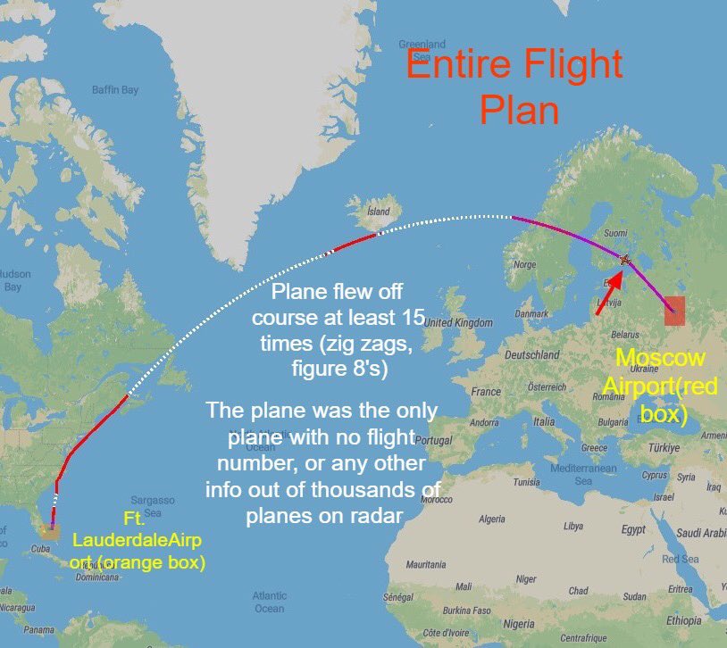 TheMindOfMotta's tweet photo. Pretty sure I accidentally figured out that #Putin #VladimirPutin or his aid made a secret trip to #trump #MarALago - only plane out of thousands that had no flight number, only “UNKNWN-VIP”, took the WEIRDEST flight path, random zig zags, figure 8’s, made NO sense Lansing! #iran https://t.co/lDw1uibjuj