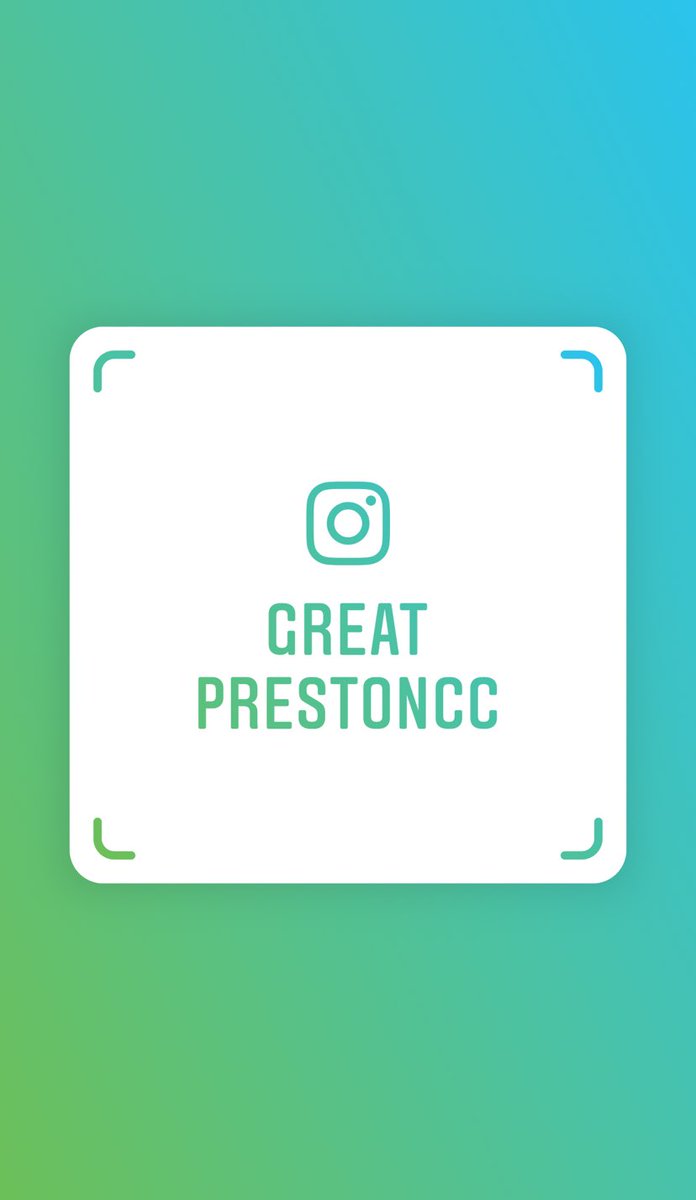 We’ve joined Instagram! Follow us to keep up to date with what we’re doing 👍🏼 instagram.com/greatprestoncc…