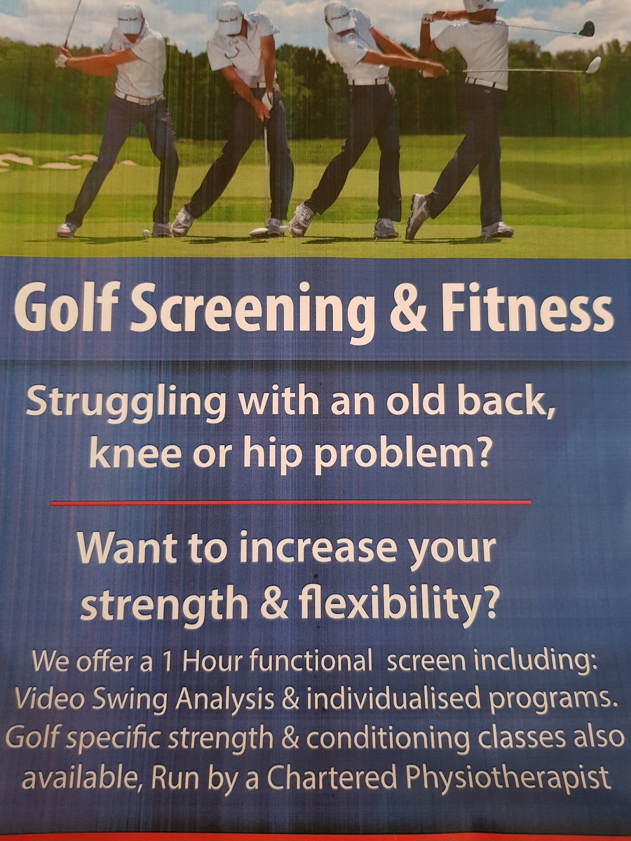 Golfers! The off season is a great time of year to address injuries and work on physical limitations affecting your swing. Golf fitness classes starting soon for mobility and strength <a href="/kanturkgolfclub/">@KanturkGolfClub</a> #golf #fitness