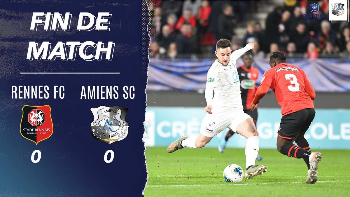 AmiensSC's tweet image. Les amiénois sont éliminés de la Coupe de France aux tirs au but.
Après un match solide, les amiénois s'inclinent de la plus cruelle des manières.