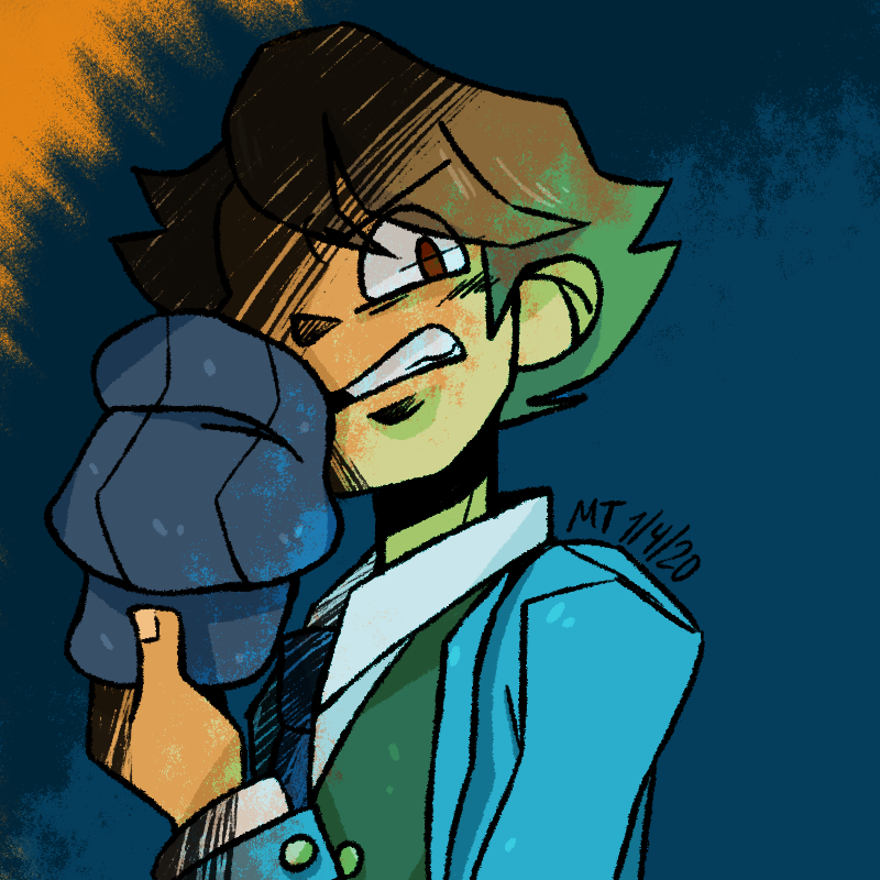najikasun's tweet photo. Anonymous request from Tumblr! It's been a HOT SECOND since I've drawn this stinky garbage man #professorlayton #clivedove #professorlaytonclive https://t.co/An8CYJTlSc