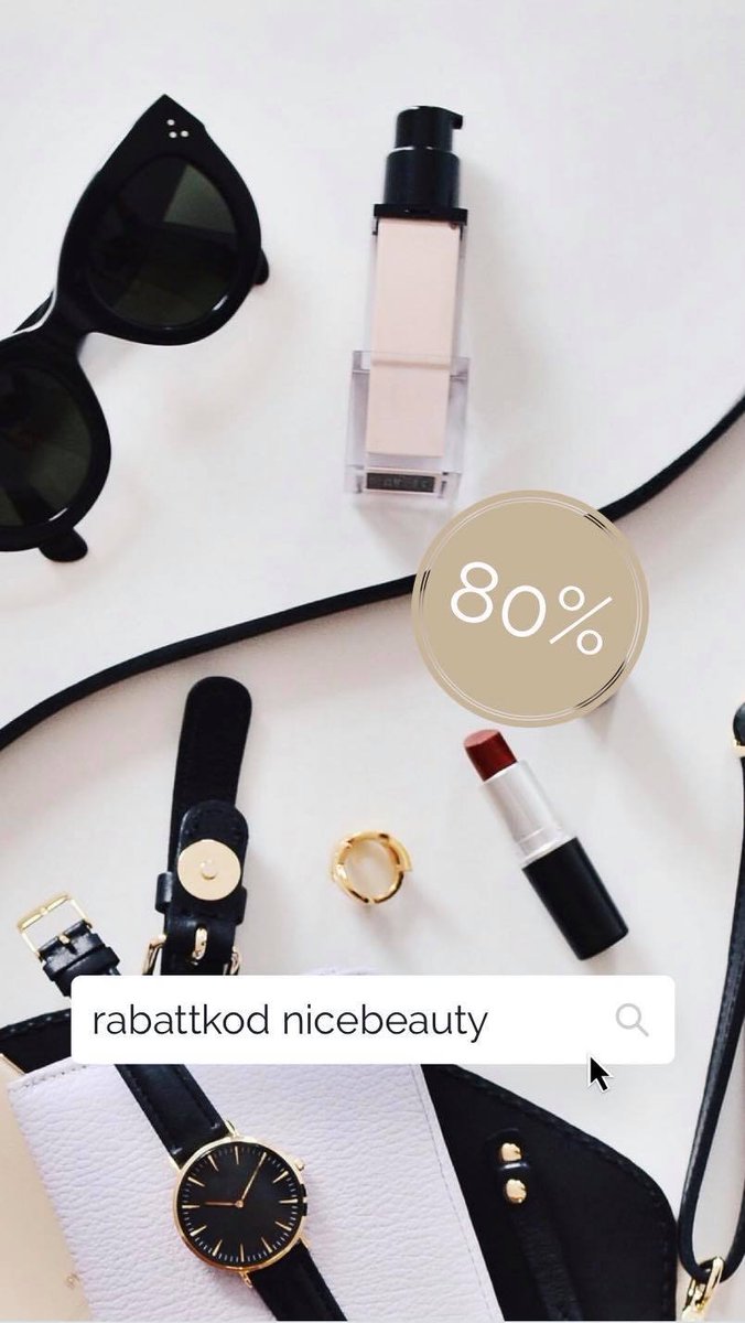 Kupongerna's tweet photo. NICE BEAUTY 💄
Nice Beauty har ALLT! Märkesprodukter inom hårvård, smink och hudvård - De har just nu upp till 80% rabatt på hela hemsidan 💥
Ta del av erbjudandet → https://t.co/vYSAjxzTIL 🖤
_______________
#beauty #smink #hudvård #hårvård #love #style #makeup #rabatt #rea https://t.co/8WdP0Qbm0v
