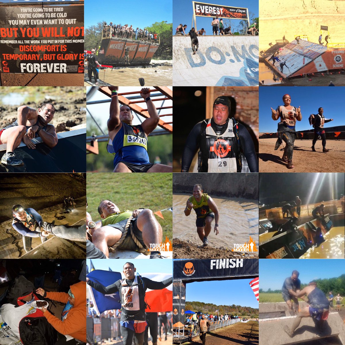 dpasamonte's tweet photo. Why I Mudder? The friendships and camaraderie of the @ToughMudder community. Overcome my fears. Play on obstacles. #WhyIMudder #SaveToughMudder #ToughMudder #OCR https://t.co/kyP7fch5av