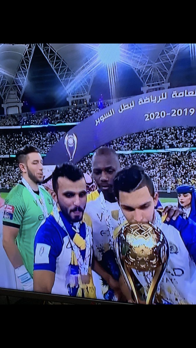 العالمي الاستثنائي السوبري 
💙💛💙💛💙💛💙💛
بين الكأسين سبعه اشهر شكرا للاداره ولاعبين والجمهور النصر العظيم 
#كأس_السوبر_السعودي 
#النصر_والتعاون_السوبر