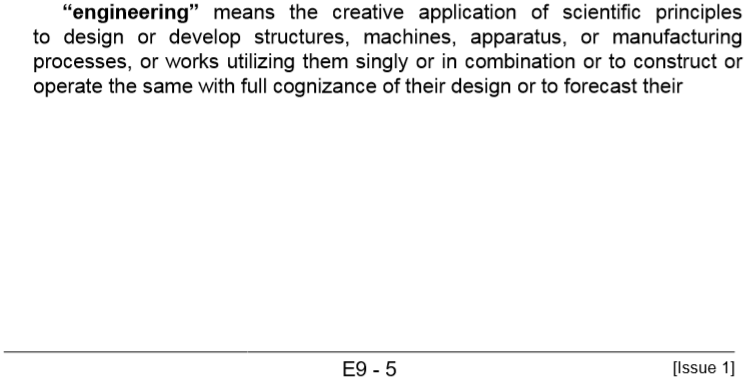 BWNamano's tweet photo. 3

What #EBKLicence does is, it grants a licencee the ok to "engage in the practice of engineering" – s. 32(1), #EBKAct2011.

NB: it’s “engineering” NOT “professional engineering services”. The 2 mean different things under the #EBKAct2011. See👇.

@EngineersBoard @TheIEK https://t.co/YfeGTPEWqL