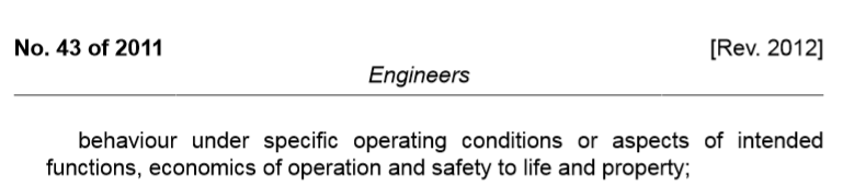 BWNamano's tweet photo. 3

What #EBKLicence does is, it grants a licencee the ok to "engage in the practice of engineering" – s. 32(1), #EBKAct2011.

NB: it’s “engineering” NOT “professional engineering services”. The 2 mean different things under the #EBKAct2011. See👇.

@EngineersBoard @TheIEK https://t.co/YfeGTPEWqL