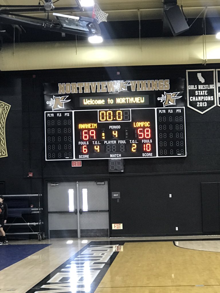 Northview GBBALL (@nhs_girlsbball) on Twitter photo 1st Annual Northview/Covina Showcase
Game 21 π
69 Anaheim Colonists
58 Lompoc Braves
#NorthviewShowcase
<a href="/CovinaGBBall/">Covina GirlsBasketball</a> <a href="/NHSVikings/">Northview Vikings</a> <a href="/MattyK31/">Matthew Kovach</a> <a href="/SGVNSports/">Fred J. Robledo π¨π»βπ»</a> <a href="/James_Escarcega/">James Escarcega πππβΎοΈπ₯ π€Όπ€½π½ββοΈππΌββοΈππ»β½οΈ</a> <a href="/AHSColonists/">Anaheim High School</a> <a href="/LompocHigh/">Lompoc High School</a> 1st Annual Northview/Covina Showcase
Game 21 π
69 Anaheim Colonists
58 Lompoc Braves
#NorthviewShowcase
<a href="/CovinaGBBall/">Covina GirlsBasketball</a> <a href="/NHSVikings/">Northview Vikings</a> <a href="/MattyK31/">Matthew Kovach</a> <a href="/SGVNSports/">Fred J. Robledo π¨π»βπ»</a> <a href="/James_Escarcega/">James Escarcega πππβΎοΈπ₯ π€Όπ€½π½ββοΈππΌββοΈππ»β½οΈ</a> <a href="/AHSColonists/">Anaheim High School</a> <a href="/LompocHigh/">Lompoc High School</a>