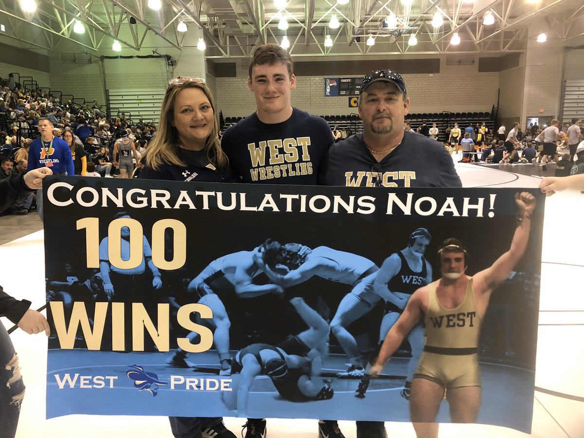 Congratulations Noah on your 100th high school win!