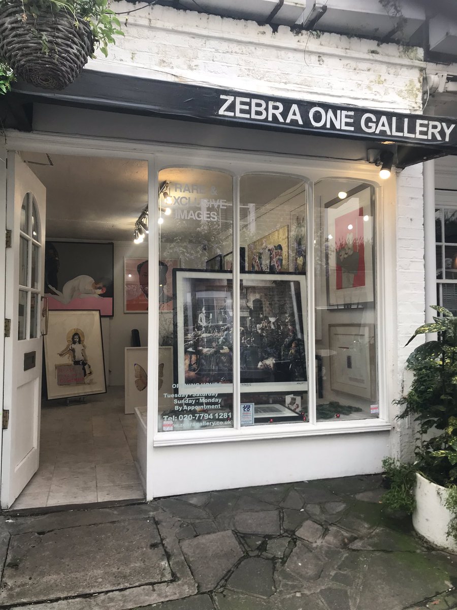 The only place to be @zebra1gallery 💕💕💕