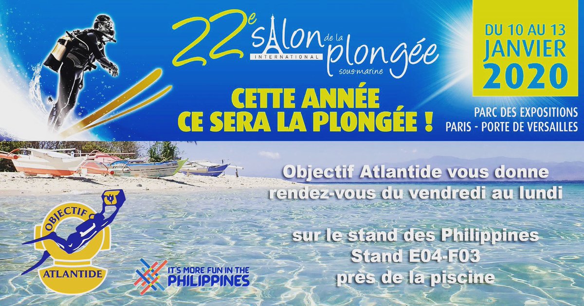 MeouchyDaniel's tweet photo. retrouvez nous au salon de la plongée de Paris entre le 10 et 13 janvier👌
#itsmorefuninthephilippines🇵🇭 #divephilippines #plongeesousmarine #diving #enquetesousmarine #DOTPhilippines #Petersdiveresort #sogodbayscubaresort https://t.co/xsTKibDsq5