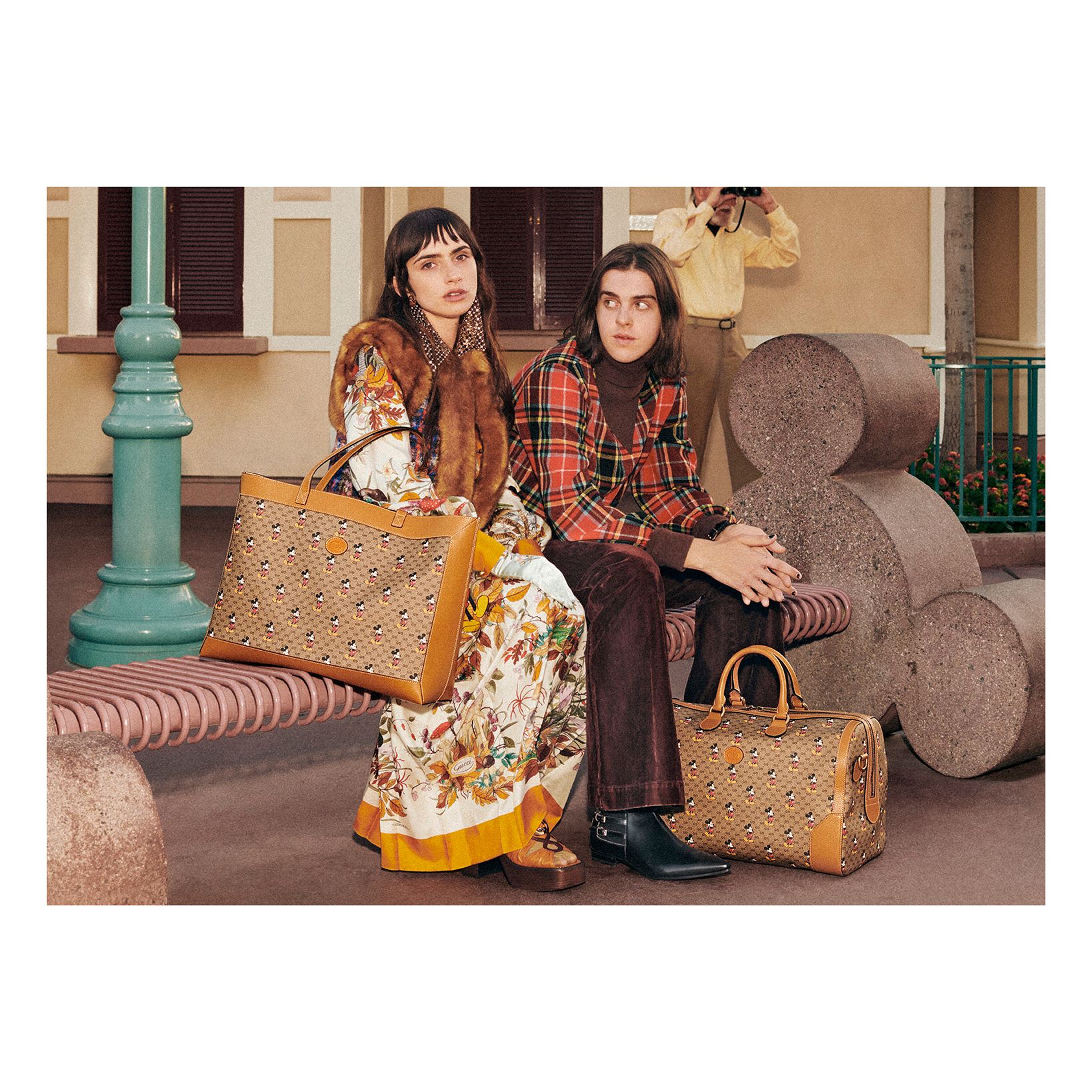 gucci on X: Luggage and accessories from the #DisneyXGucci collection to  celebrate the Year of the Mouse, crafted in GG motif printed with Mickey  Mouse and trimmed in leather. ©Disney  /