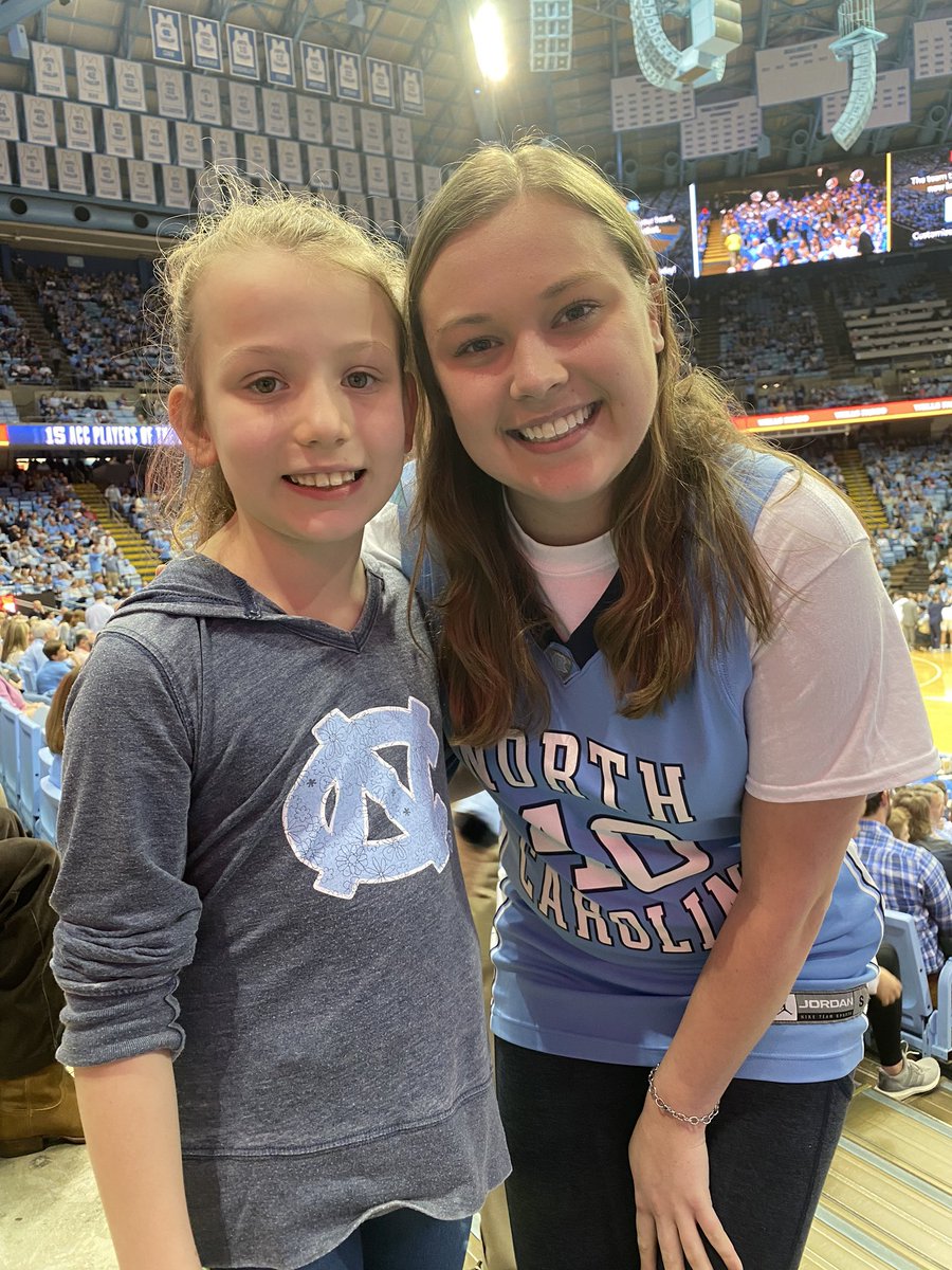 Meet Gianna. She is just like me and has Type 1 Diabetes. She’s also a big Tar Heel fan because her dad happens to be @CoachPhilLongo. This coming Friday I will be running to raise money to cure this disease with @TeamJDRF but until then we will keep fighting and being awesome💙