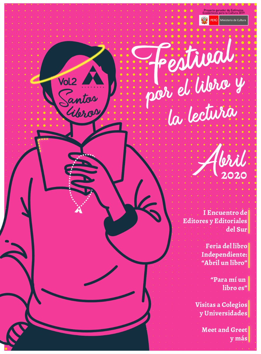 Santos Libros Vol. 2.
Festival por el Libro y la Lectura
Próximamente...