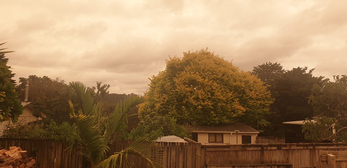 ncbalzat's tweet photo. This is insane that it's dark outside at 2:30pm. Praying that tomorrow will be a better day for Australia. This will have massive global effects in regards to Carbon Outputs #australianbushfires #bushfirecrisis #2000kms https://t.co/jY6agiM32t