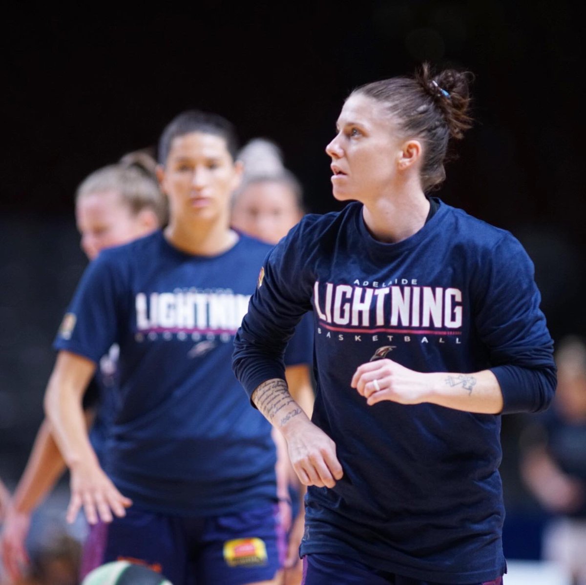 adellightning's tweet photo. Warmup ✔️
.
Tip-off at 1pm #Adelaide time!
.
Make sure you’re ready to watch us host the @SouthsideFlyers here at @TitaniumArena - to watch live click here >> https://t.co/XQoR7U6E9j !
.
#WNBL20 @WNBL #AdelaideLightning #AdelaideBasketball #ReadyToStrike #DefendTheSouth https://t.co/AN6XpJYDnD