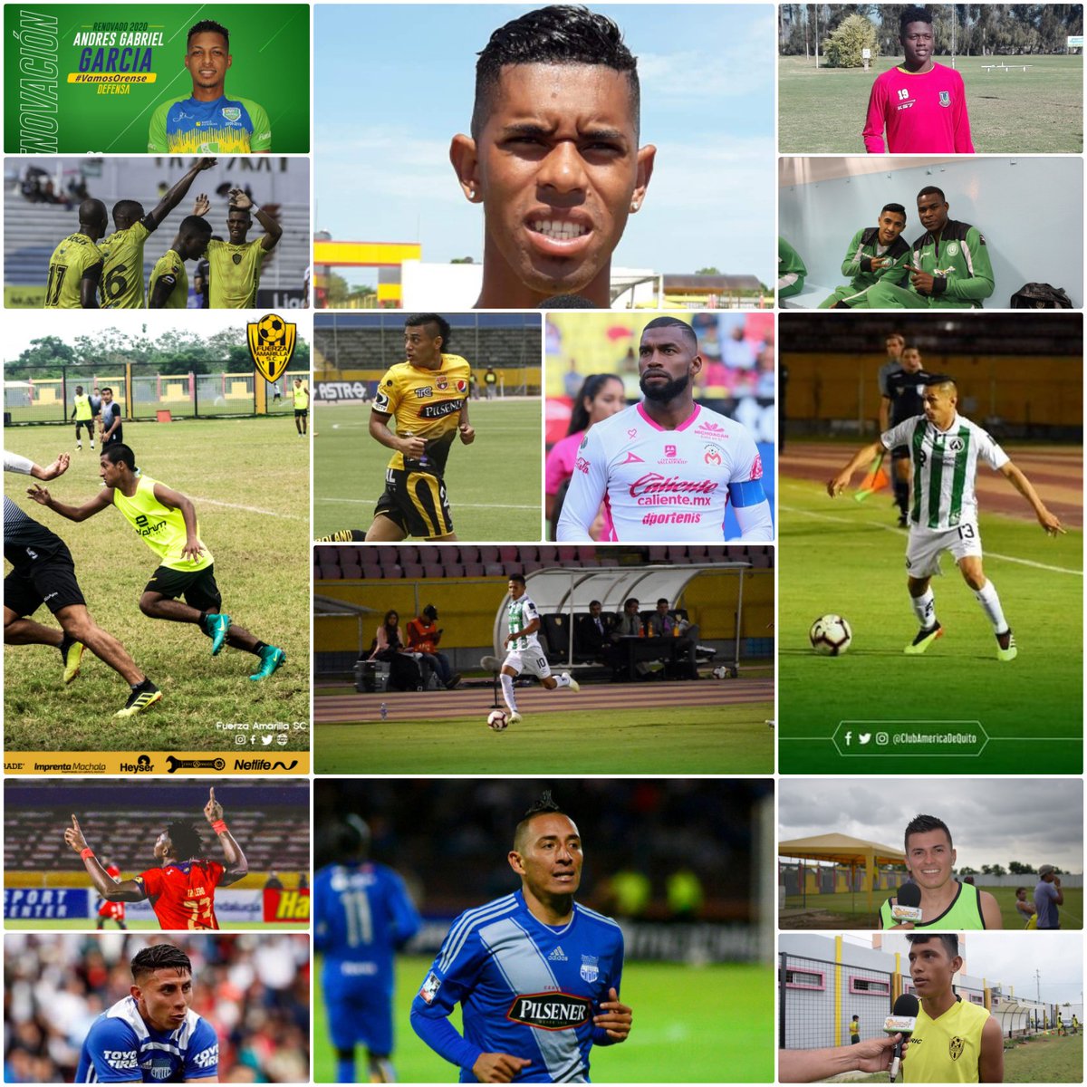 JosueNarvaez's tweet photo. La próxima semana informaremos cual es el destino de los Orenses en este 2020⚽ desde ya el mayor de los éxitos para cada uno de ellos 🍌💚💛💚@PreciadoJesus10 @GabrielAchilier @HurtadoKoob @IvanTrelles @JoaoJoaorojas82 @Andres_Garcia03 #Jordy #Oyola #Valarezo #Lucas #Matamoros https://t.co/EcLQ3EbpPZ