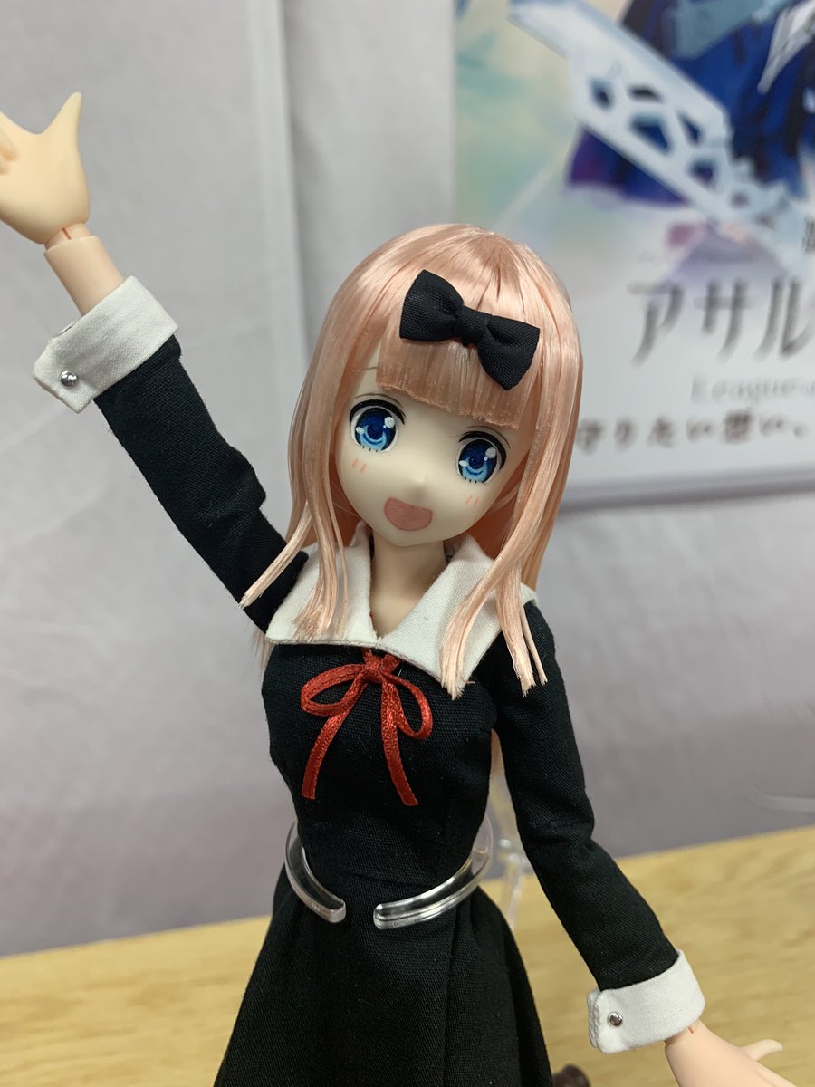 盆畑謙三 かぐや様は告らせたい 藤原千華 ピュアニーモサイズのドール化です