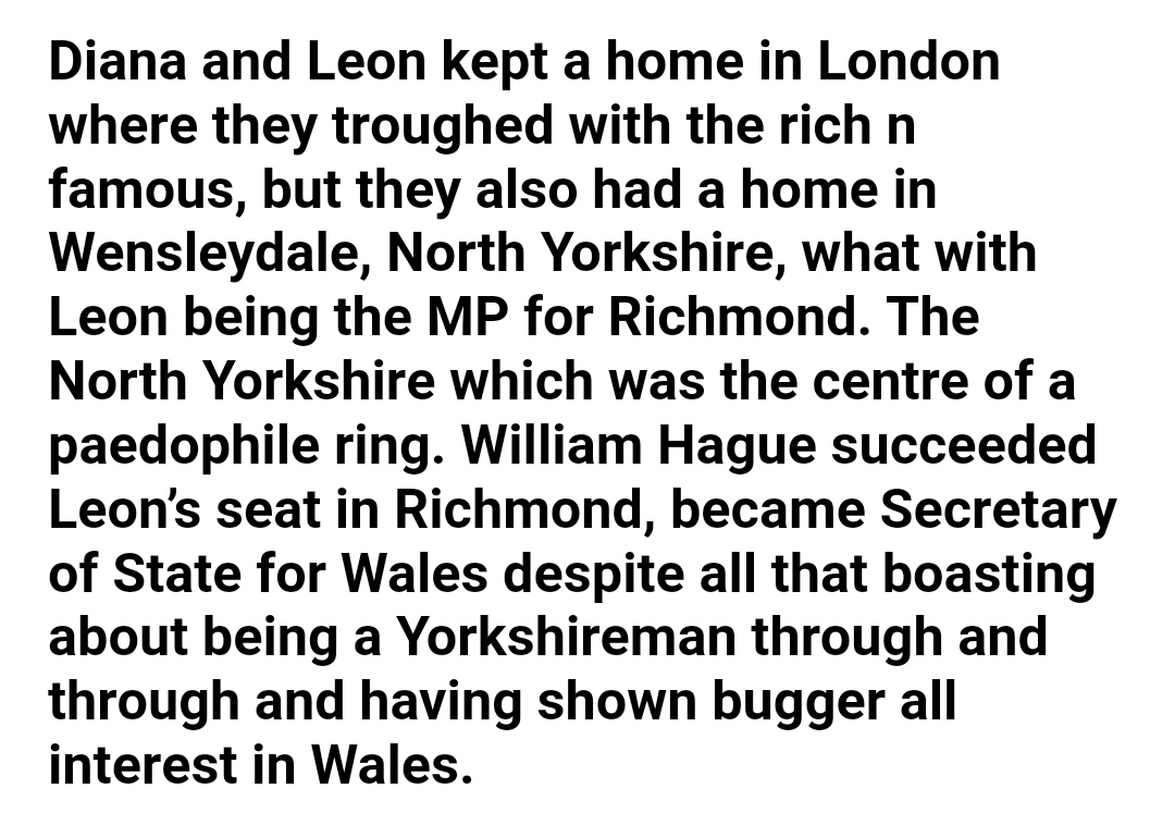 Safe and cosy:Ffion Llywelyn Hague's father was director of the Eisteddfod. Ronald Waterhouse was president of the Eisteddfod at Llangollen from 1994 to 1997. It was hubby William who appointed Waterhouse to chair the inquiry into child abuse in care homes in Clwyd and Gwynedd.