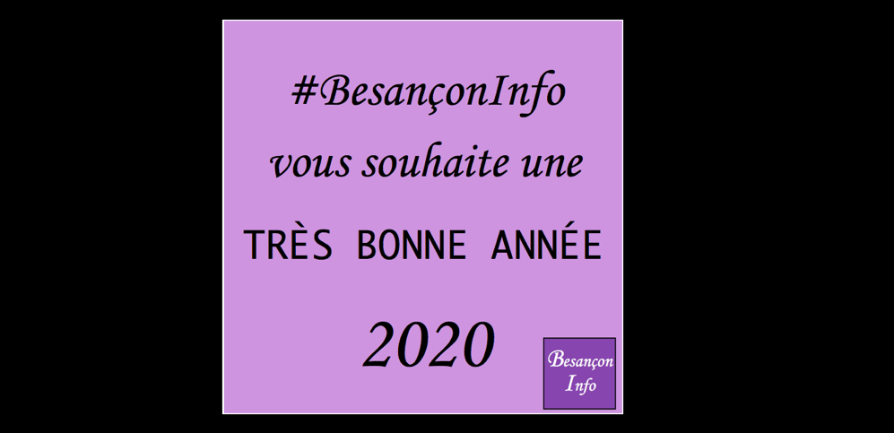 BesanconInfo's tweet photo. #2020 #NOUVELAN #VOEUX #BONHEUR #SANTÉ #ANNÉE2020 #BesanconInfo #Besançon https://t.co/u03WNUzJ89