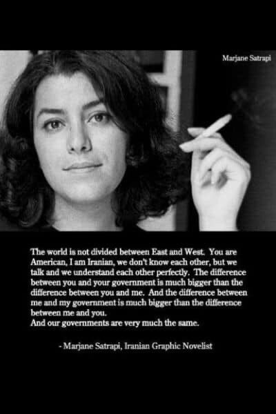 Marjane Satrapi, y’all.