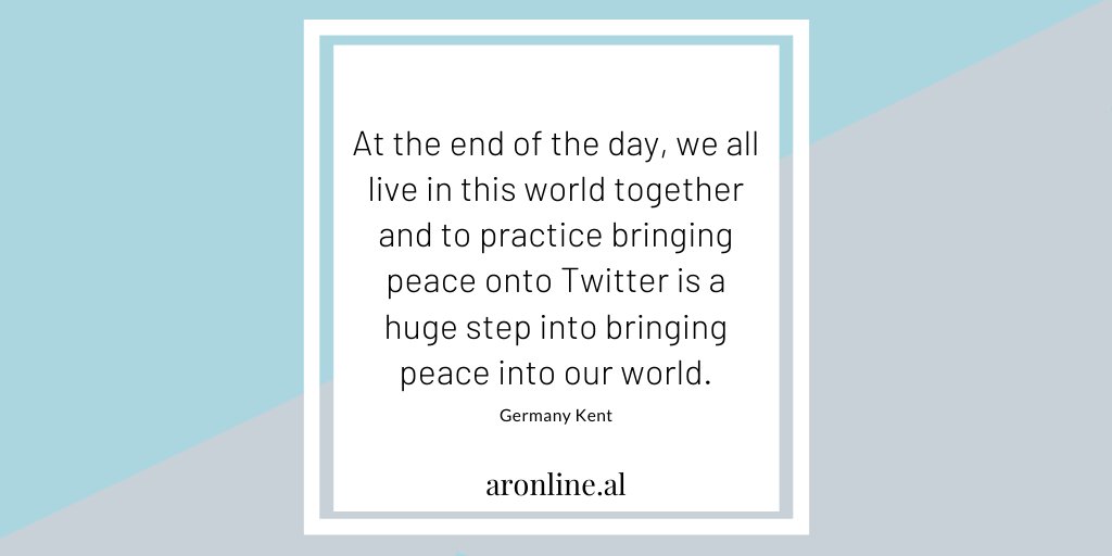aronline_al's tweet photo. "At the end of the day, we all live in this world together and to practice bringing peace onto Twitter is a huge step into bringing peace into our world."
-
-
-
#digitalmarketinglife #marketingadvice #smallbusinessadvice #startuptips #growyourbusiness #marketingcoach #Twitter https://t.co/ait11785cp