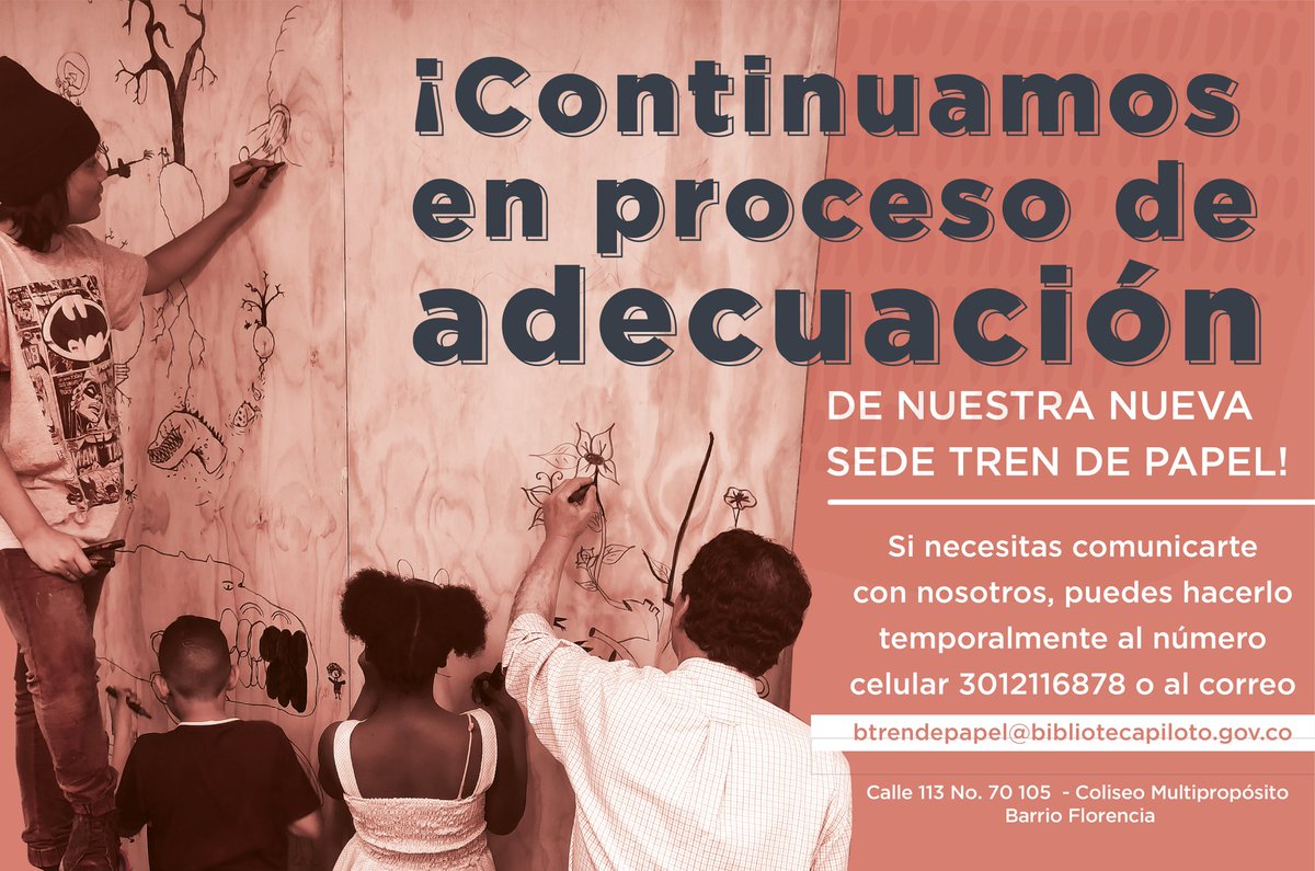 Si necesitas comunicarte con nuestra #FilialBPP Tren de Papel ten en cuenta la siguiente información 😮🔔