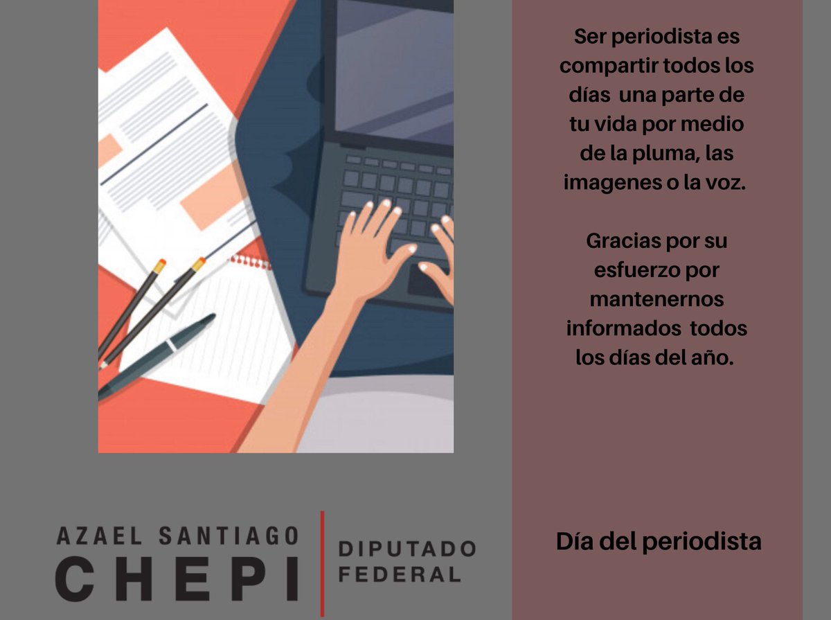 Chepi_Org's tweet photo. #Mexico celebra este 4 de enero el #DíadelPeriodista.
Esta fecha se festeja en honor a #ManuelCaballero, considerado el padre del arte de #reportear. Va mi reconocimiento y agradecimiento a esta labor que requiere entrega y disciplina. https://t.co/1jf8ACOvRz