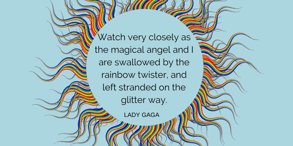 aronline_al's tweet photo. "Watch very closely as the magical angel and I are swallowed by the rainbow twister, and left stranded on the glitter way."
-
-
- https://t.co/f9QCjehg7s