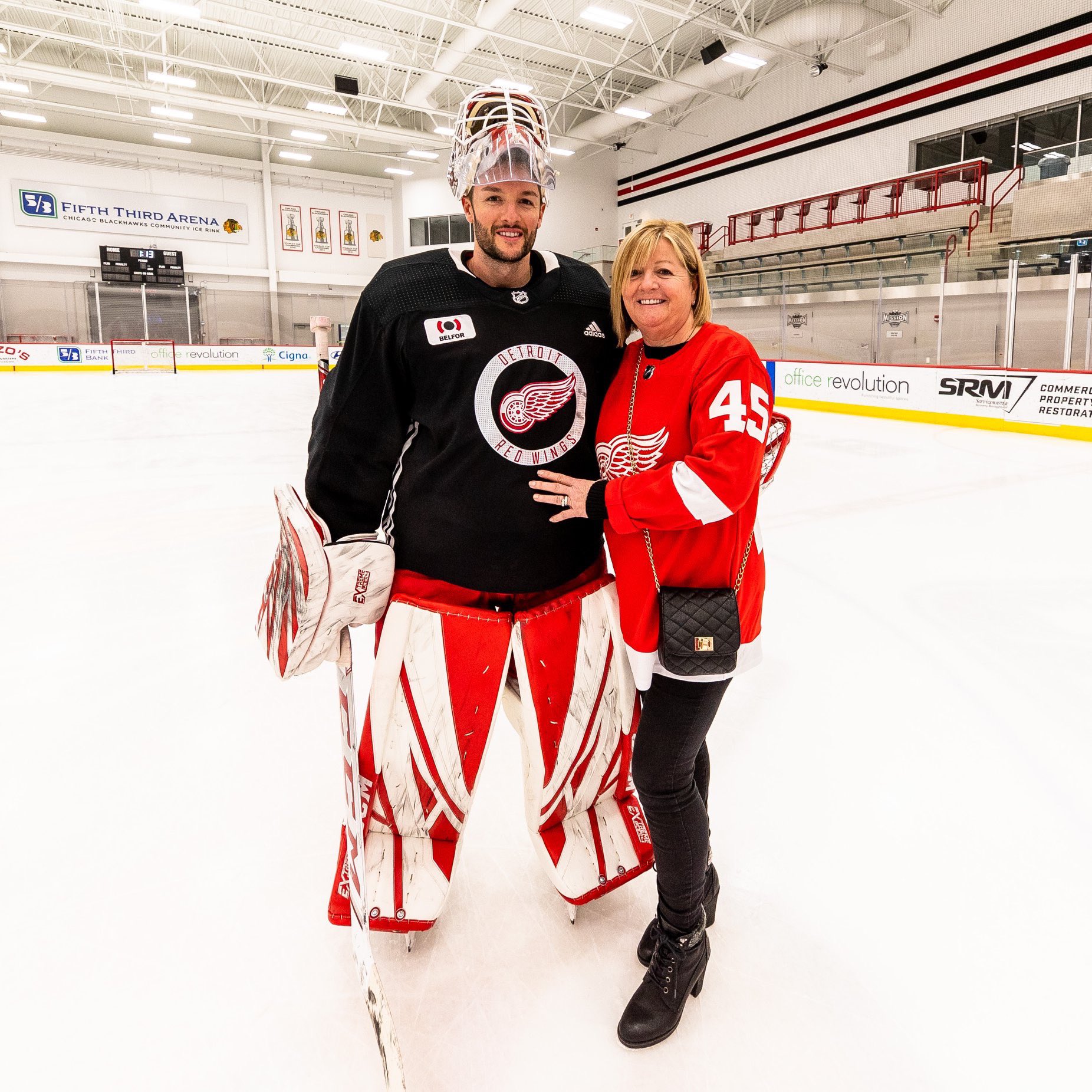 Goalie Gear Nerd on Twitter "Great looks at Jimmy Howard and Jonathan