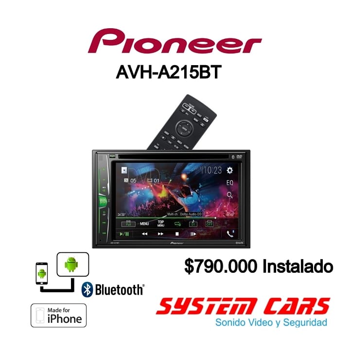 System_Cars's tweet photo. Radio Pioneer avh-a215bt instalado, original, un año de garantía $790.000 COP WhatsApp: 3208158975 https://t.co/HISxfA4AuG