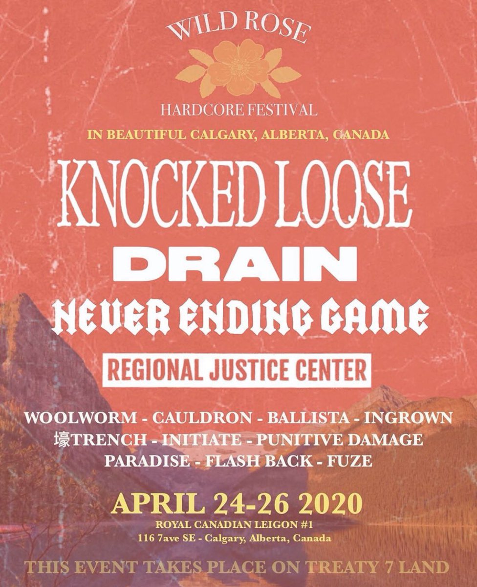 COTC 2020.
Announced shows so far.