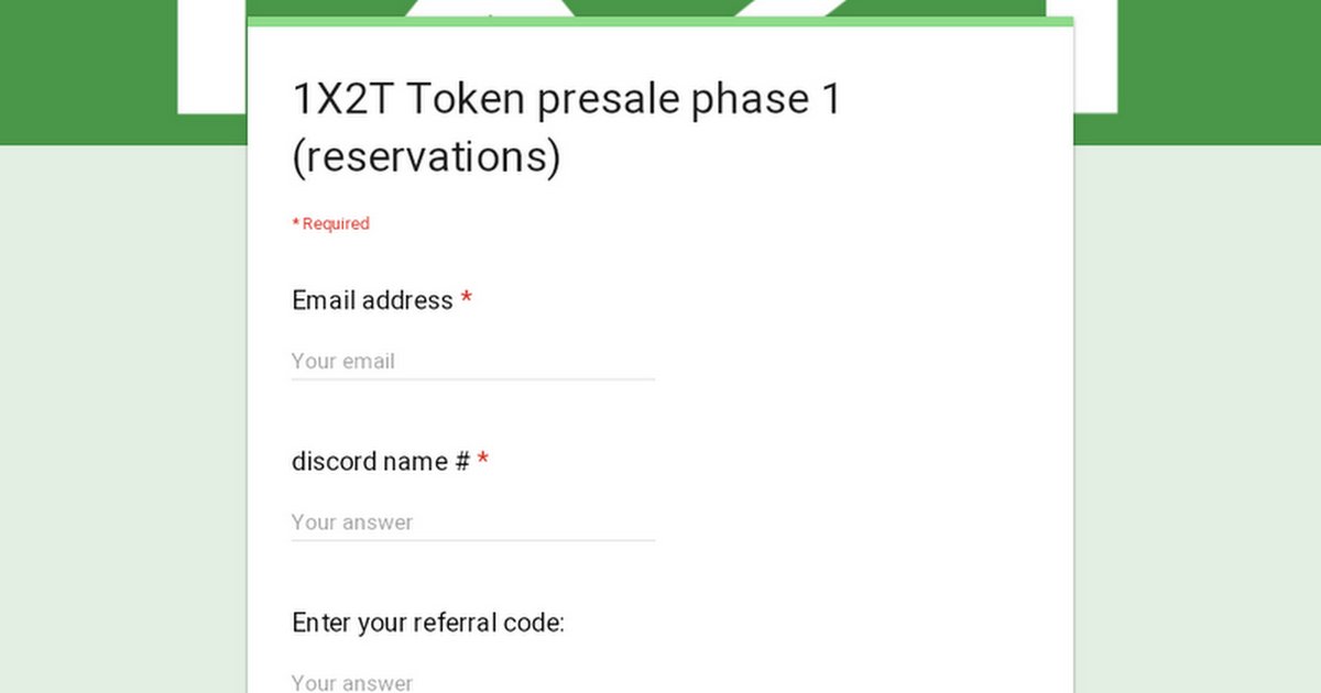 AlertTrade's tweet photo. ๐๐๐ 1X2T Token presale phase 2 (reservations)
For buying token with ETH, fill out this form:
https://t.co/Lsfi3dAisB
๐ Referral code is: โถ AlertTrade1
#binance #usa #crypto #wallet #cryptitrading #cryptoexpert #bitcoin #bitcointrader #bitcointrading #bitcoinexpert #btc https://t.co/V5PpQWj9wu