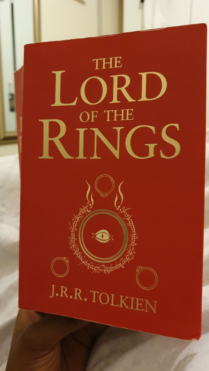 salma_mo94's tweet photo. Lord of the Rings @maudegarrett @Hectorisfunny @RachelHeine #Alphabookclub lives on. It's my friends birthday present she has been begging me to read them for years. https://t.co/Xlp80JguQt