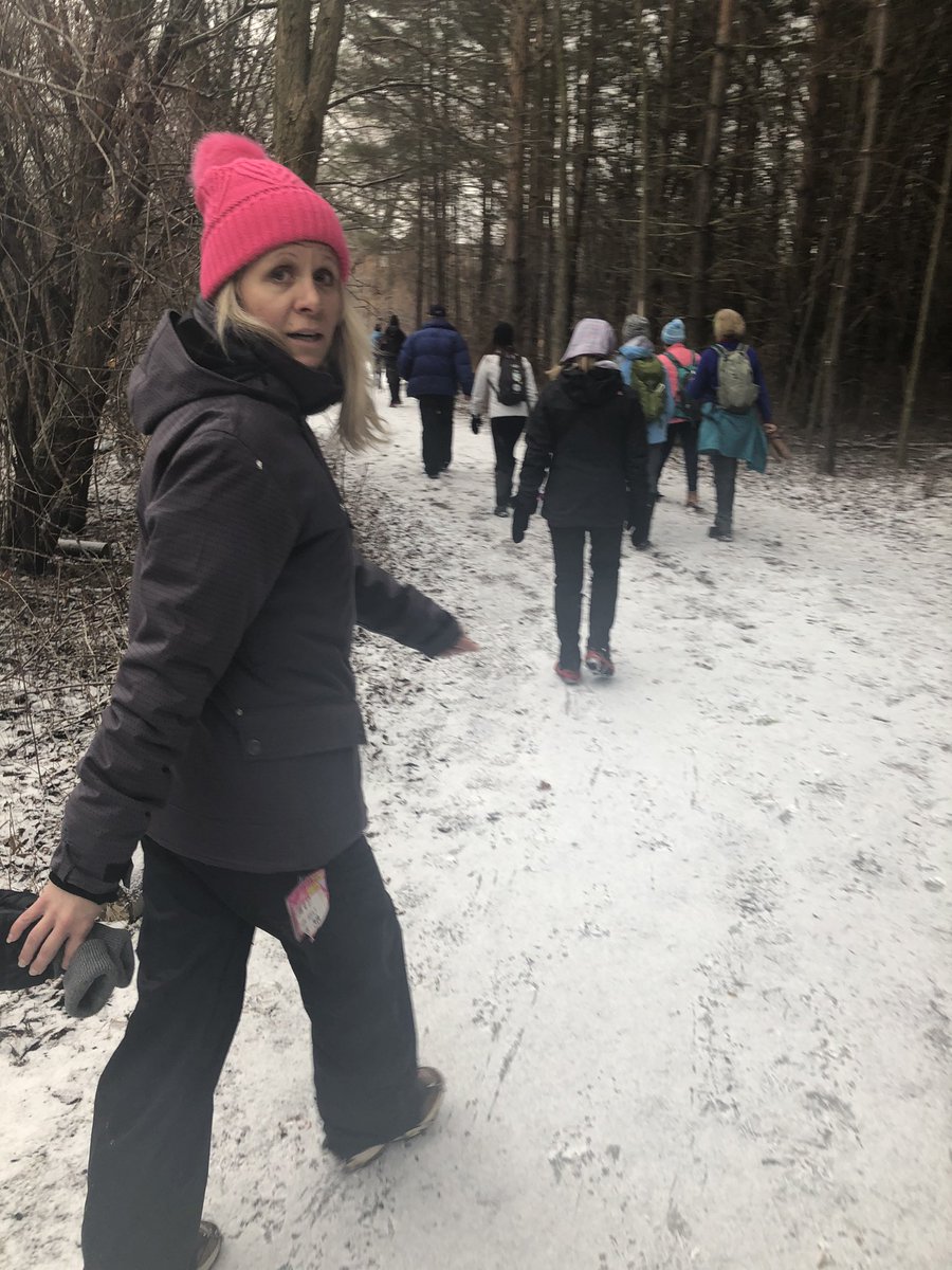 msjengould's tweet photo. Trying to burn off those holiday calories that have now extended into the new year. Hiking Meet Up on the Oak Ridges Trail. Icy conditions, look out!  @ortahikes #winterhike #icyAF https://t.co/yabc8tqYys