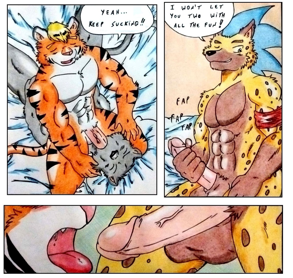 Dashthefox2's tweet photo. Hey guys ^^
While I write the plot for my next comic, how about supporting me with my previous work?
Get your hardcopy here: https://t.co/HjJuhFmbss
VINDICO - Story and Art by Dash Fox
Gay Comic, 144 pages
#Vindico #gay #anthro #furry #traditional #hyena #tiger #blackpanther https://t.co/N7l8fSoU83