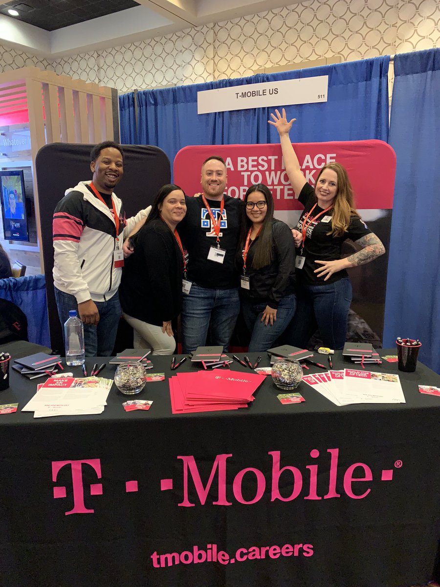 Bee_mayli's tweet photo. A great day connecting with Veteran talent accompanied by the amazing @megfiler @Tmobjackson136 @_iLiv @afsheensaatchi #MobilizeforService #NATCON2020 #WestIsBest @tmobilecareers https://t.co/9ZUsIQHBBz