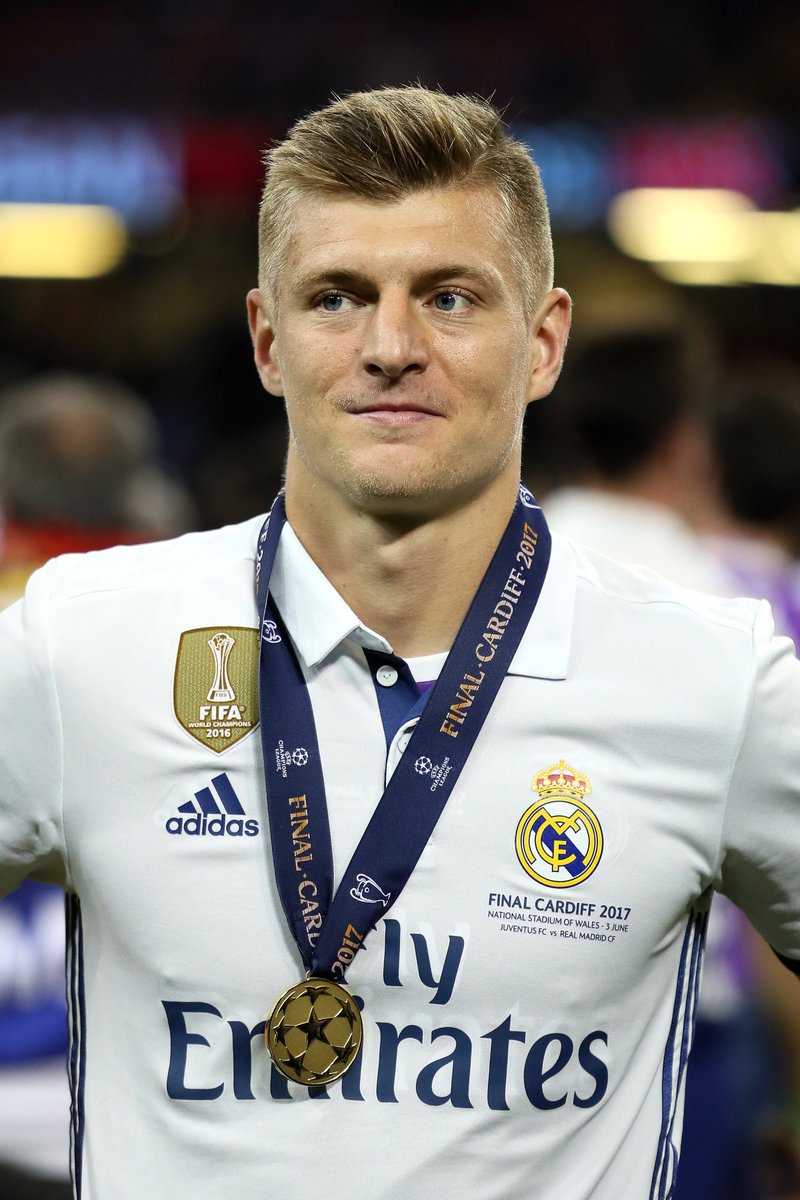 ChampionsLeague's tweet photo. Happy birthday, four-time #UCL winner Toni Kroos! 🥳 https://t.co/bU5MOO2AK2