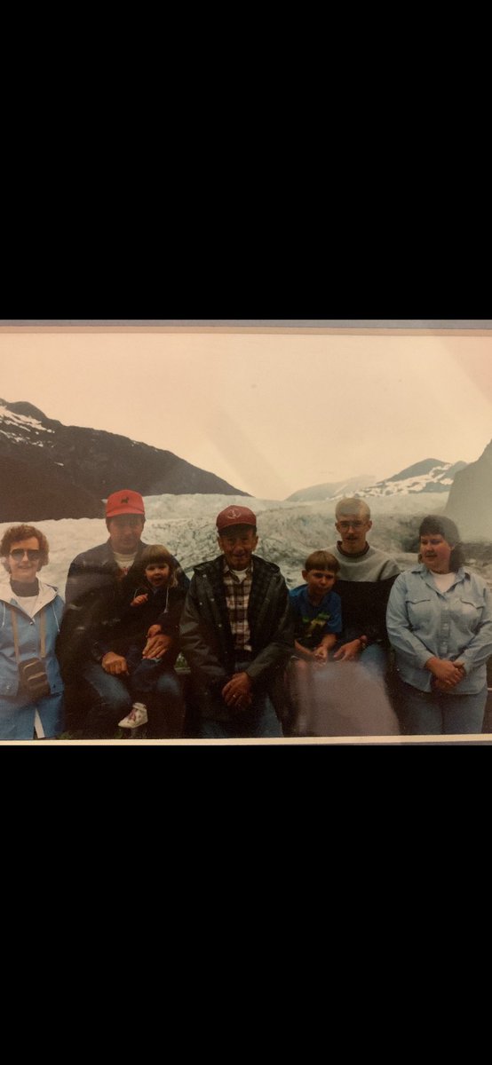 Birk2020's tweet photo. This is my brother and I in front of the Mendenhall glacier in 1992 and in the exact same spot 27 years later in 2019. It is a reminder of how serious and quickly  climate change is impacting our planet. Read Pete’s climate change plan https://t.co/si1ACXZJcf https://t.co/ZjK0AO8e8G