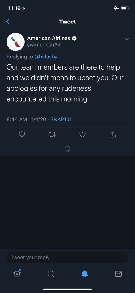bclasby's tweet photo. 🤦🏼‍♀️🤦🏼‍♀️ no responsibility. And it wasn’t the rudeness to begin. It’s the policy either the bag. Not being consistent and other bags having multiples causing ours to fly bagless and now tons of knicks and scrapes @AmericanAir . https://t.co/mnOP4KhJ6I