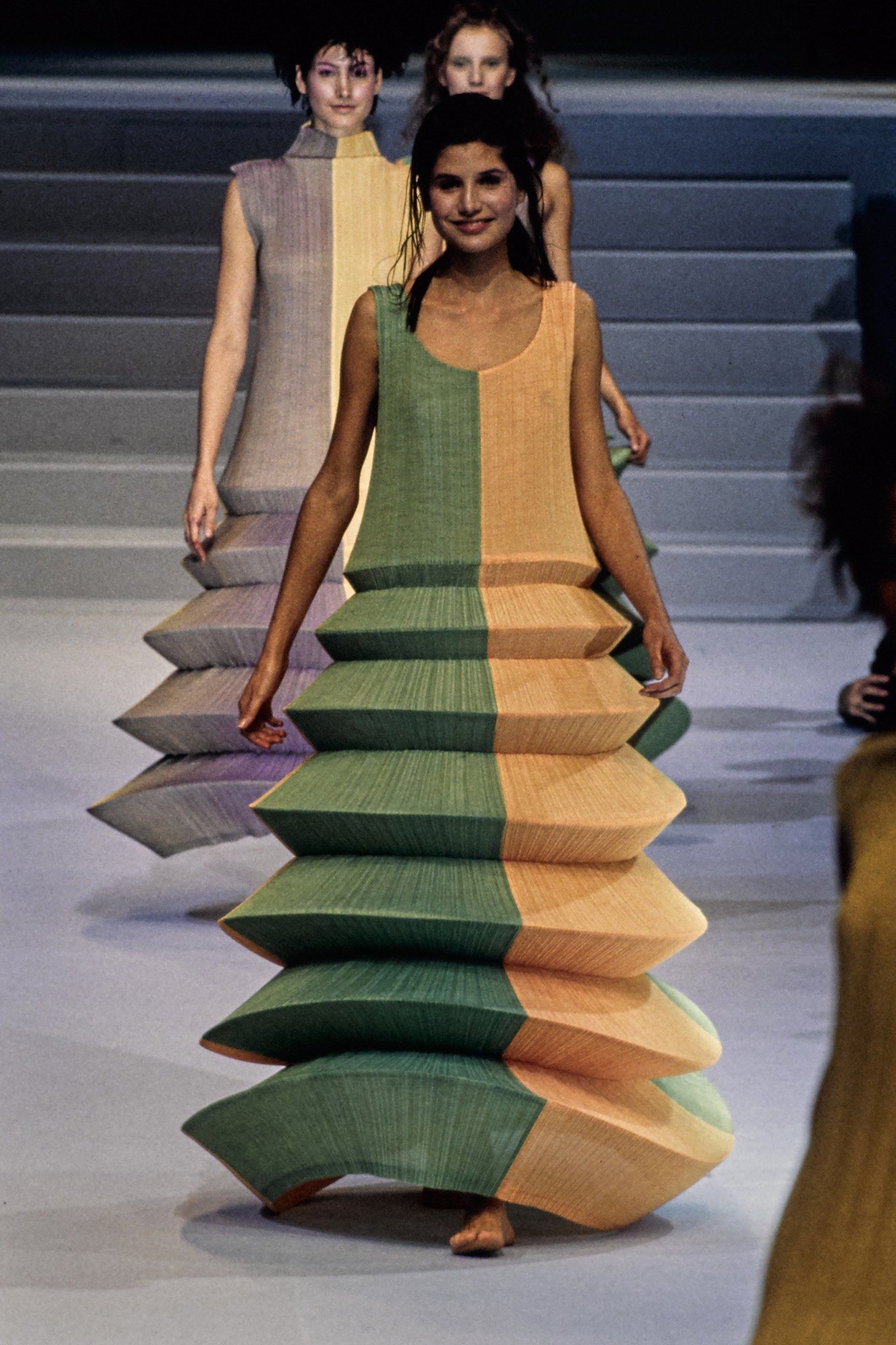 ∞ on X: RT @BLKSTUNNA: pleats please! the minaret dress. issey miyake  ss1995 rtw  / X