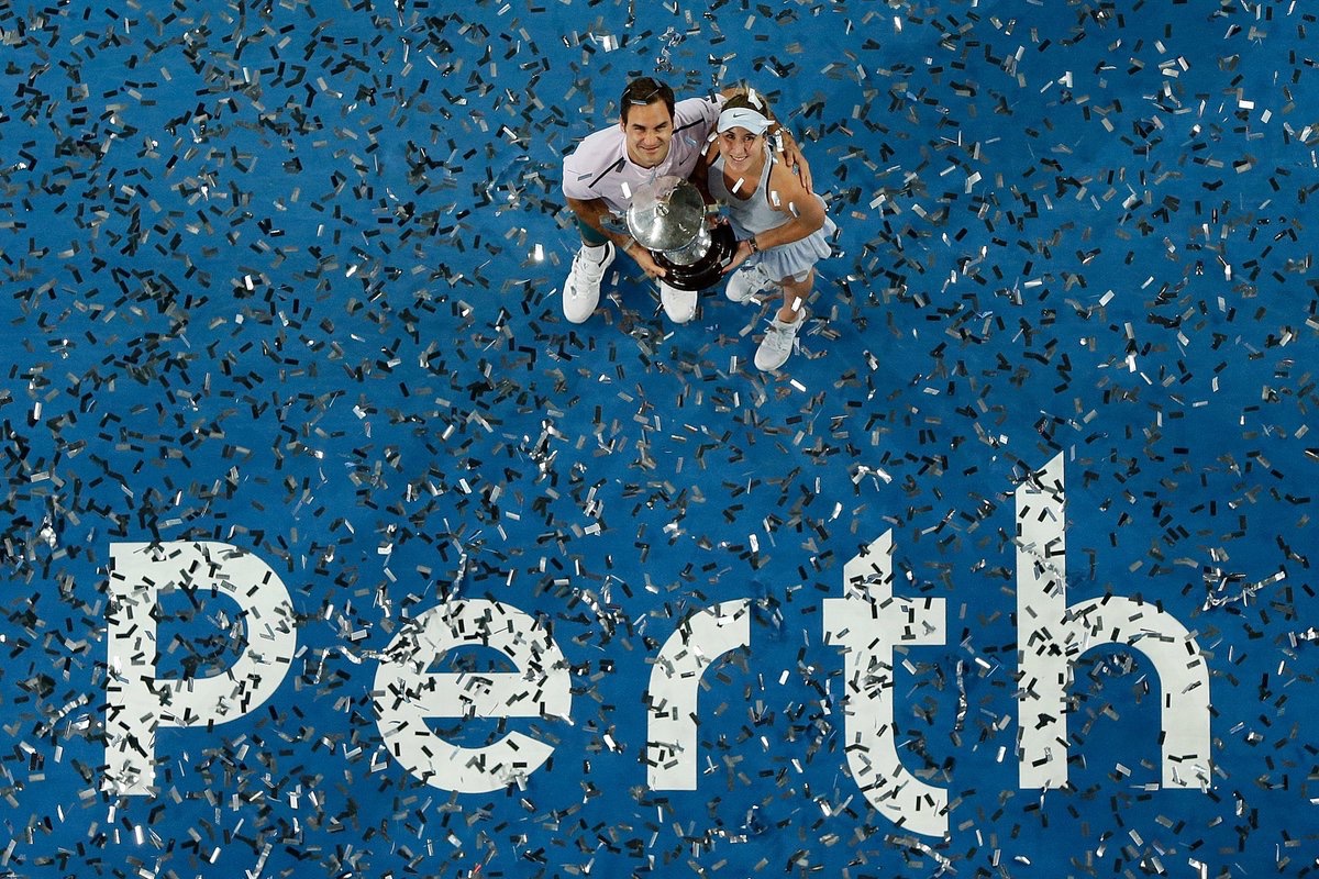 danicara77's tweet photo. Sunday Throwback -
One year ago today @rogerfederer @BelindaBencic were crowned Hopman Cup back to back Swiss π¨πChampions π #Benderer
2οΈβ£0οΈβ£1οΈβ£8οΈβ£ππ2οΈβ£0οΈβ£1οΈβ£9οΈβ£β€οΈπ https://t.co/G9wzTI1rcJ