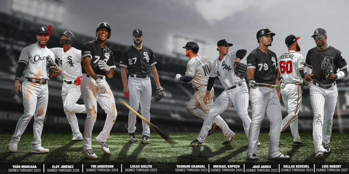 MLB's tweet image. The @WhiteSox are building their roster for the long haul.