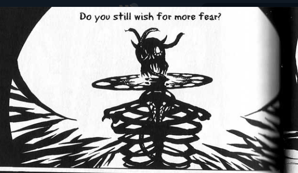 Oh, I found something. The image of Artemis's appearance might have been another of Vergil's nightmares that had visited him during his first attempt to awaken temen-ni-gru. ? 