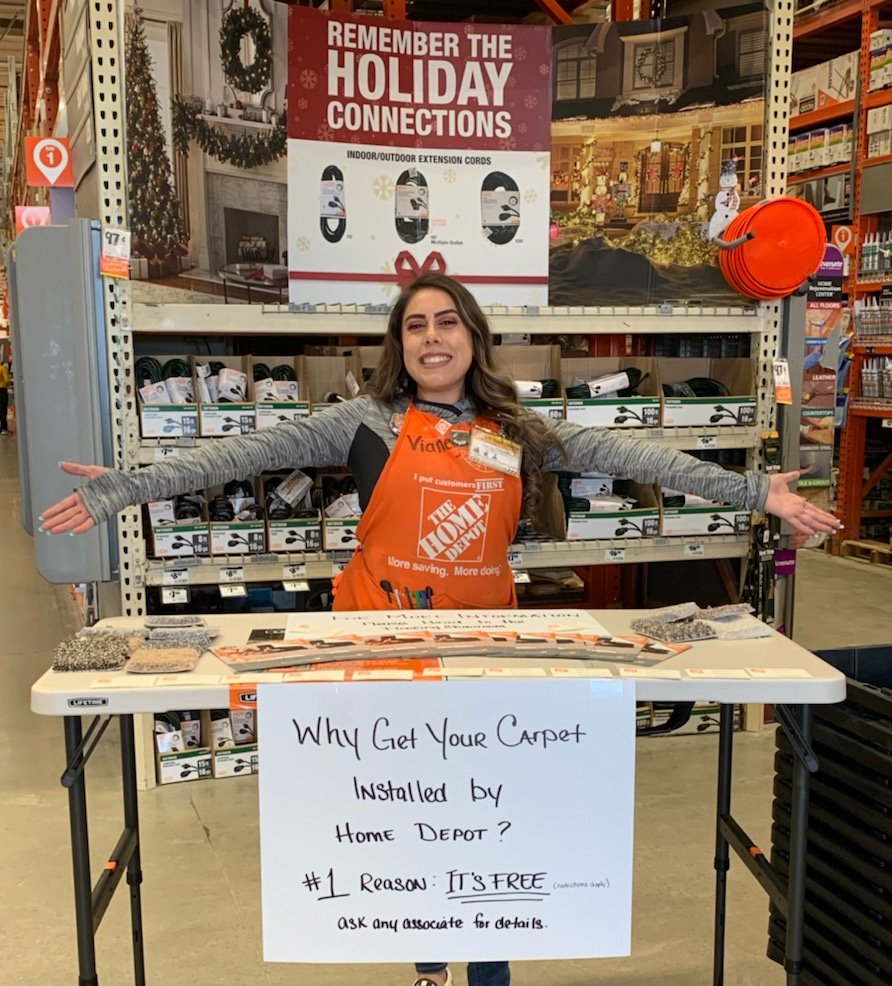 Vianey driving our great carpet install promo!! Why wouldn't you get your carpet installed by us! 🤔 <a href="/HomeDepot0522/">Home Depot 0522</a> <a href="/r_zubia/">CAMG</a> <a href="/laroldan32/">Laura Roldán🇲🇽</a> @Fuerstenberg15 <a href="/raquelrr34/">Raquel Ramirez</a>