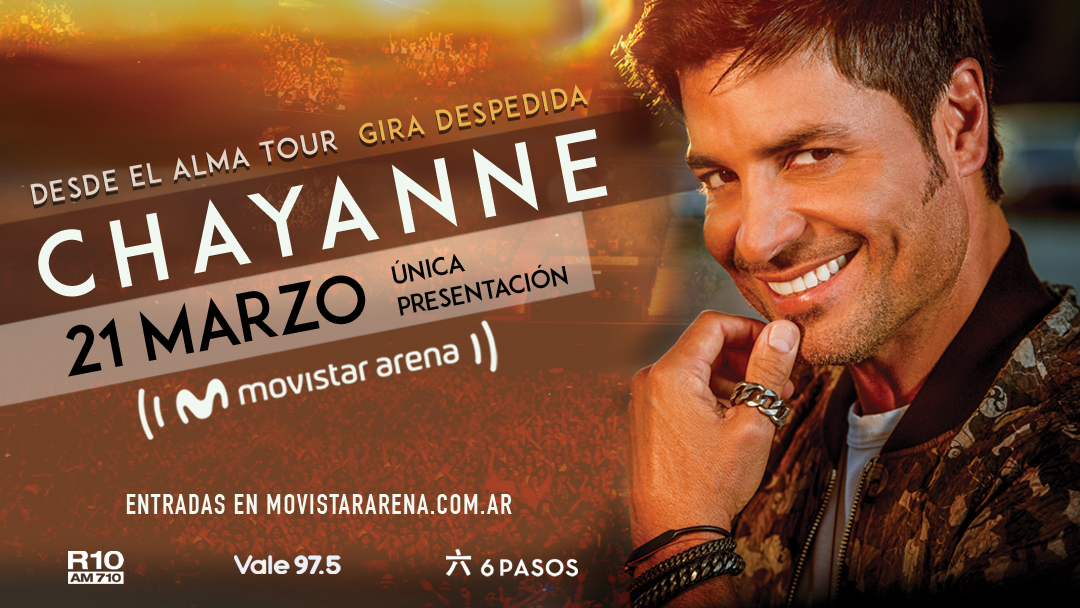 Vale975's tweet photo. ¡@CHAYANNEMUSIC vuelve a la Argentina! Preparate para vivir más sorpresas con él, solo en @Vale975! https://t.co/LmU2yR4Ca8