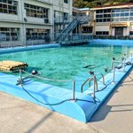 プールにはサメ、手洗い場には金魚？!廃校になった小学校が水族館に!